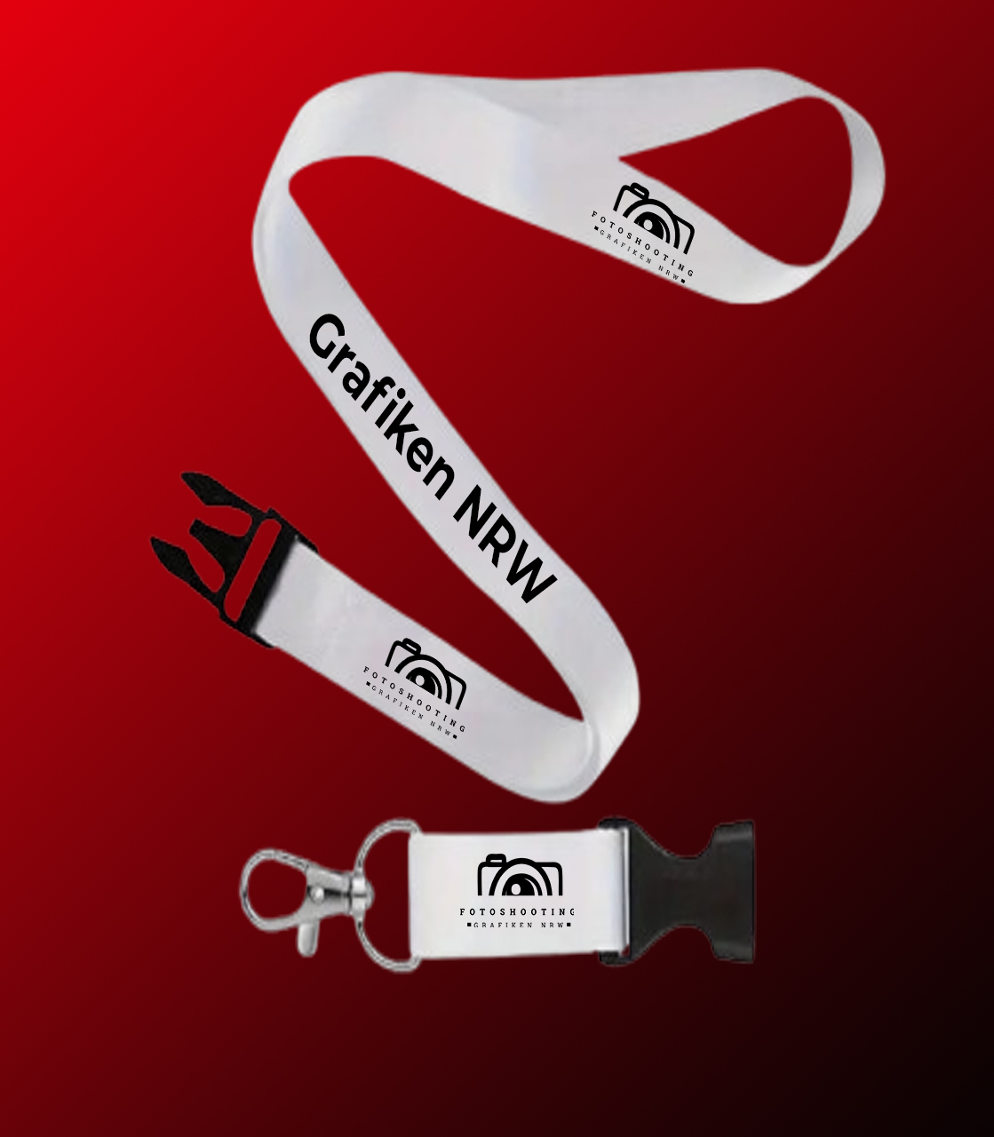 PHP Script Lanyard - Schlüsselband mit Logo Bedrucken 25 st.