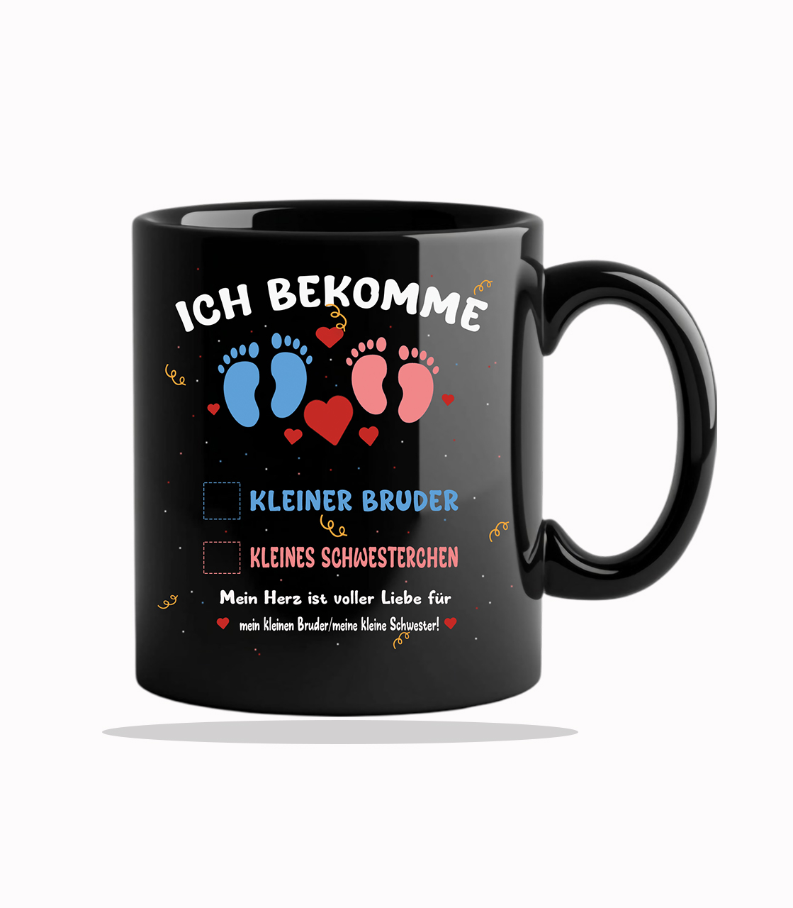 PHP Script Tasse - Kaffeetasse-Design zur Bekanntgabe des Geschlechts 
