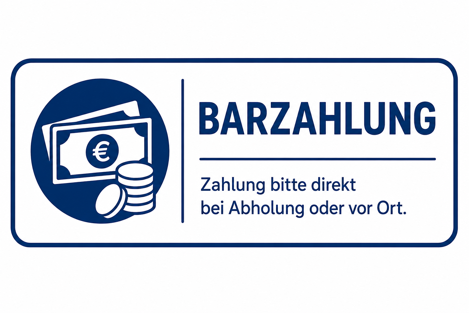 Barzahlung