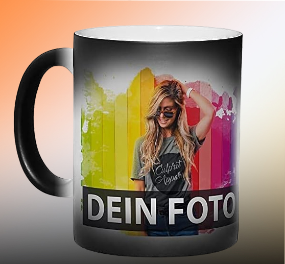 Zaubertasse – mit Dein Motiv
