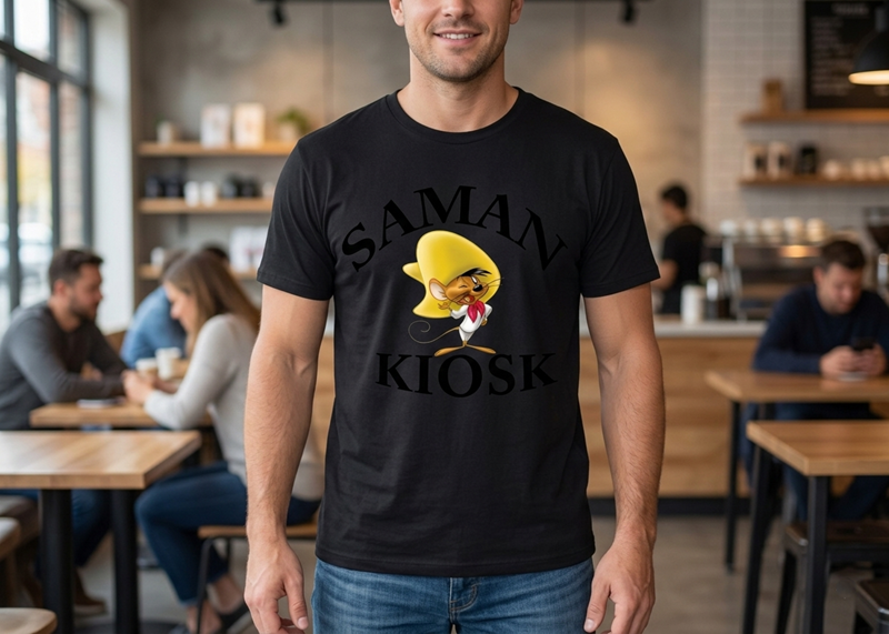 T-Shirt für Saman Kiosk – Beispiel