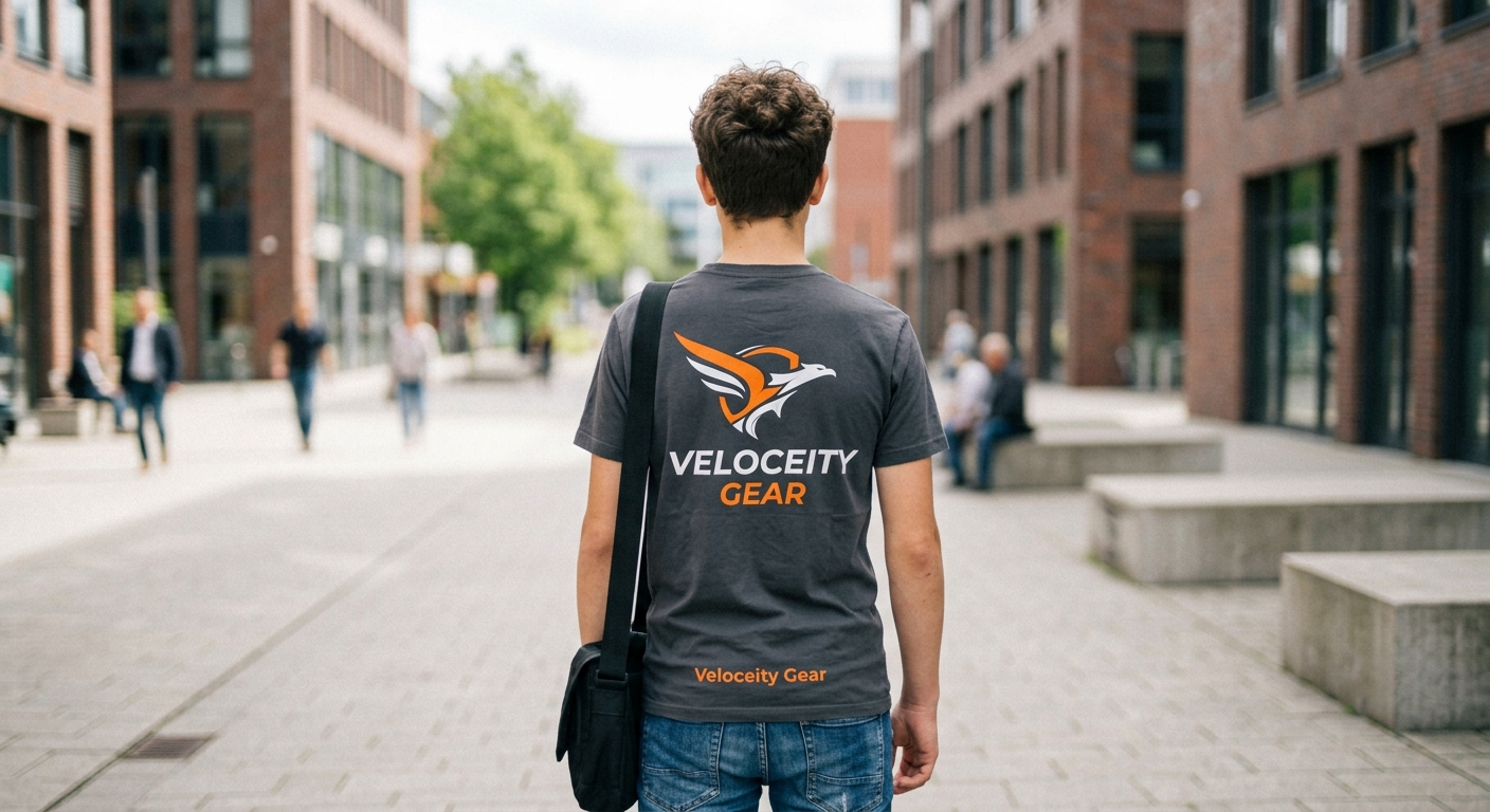 Firmen-T-Shirt – Ihr Logo auf Vorder- und Rückseite – Bild 2