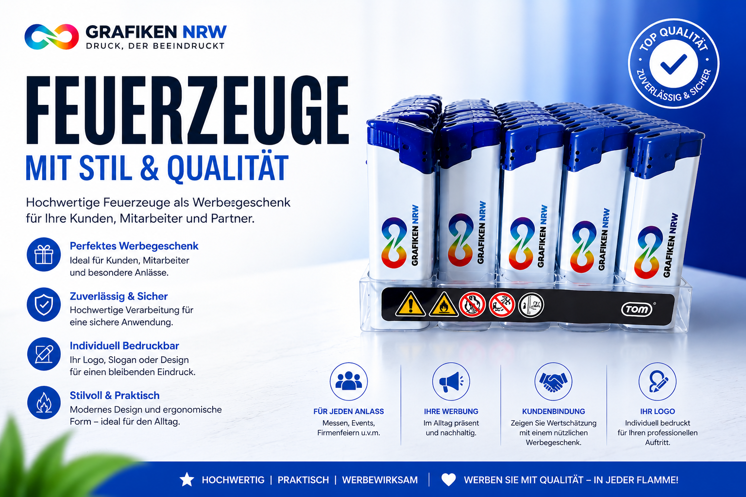 Feuerzeuge als Werbegeschenk