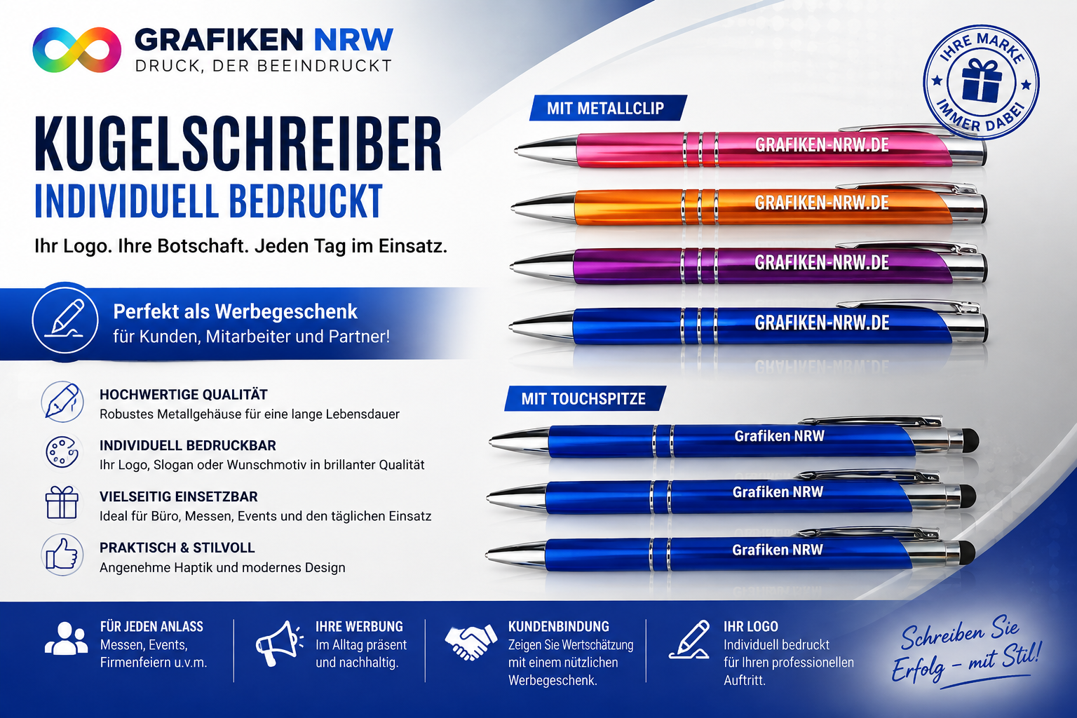 Kugelschreiber mit individuellem